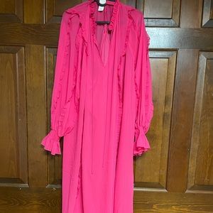 Chiffon Ruffle Maxi dress